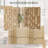 8 Panel Folding Room Divider Screen Privacy Screen Freestanding