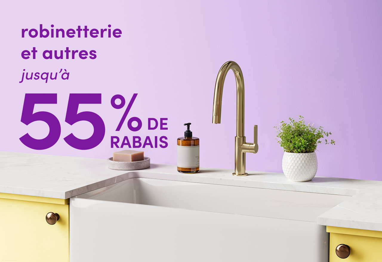 robinetterie et autres en solde