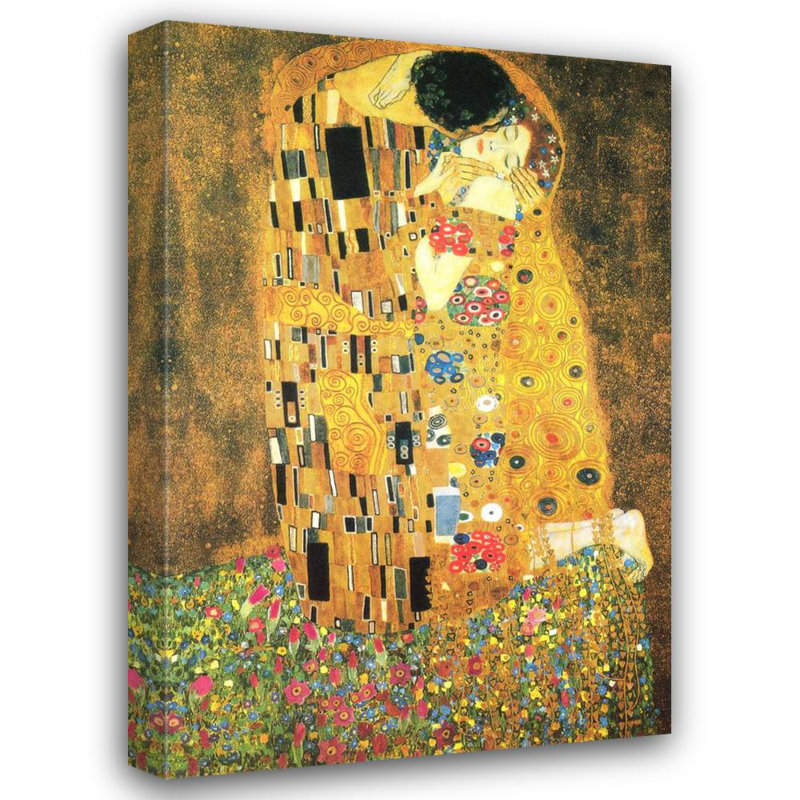 Le baiser, H 48 po x l 32 po