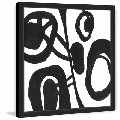 « out of the box », reproduction de peinture à l’aquarelle encadrée sur papier