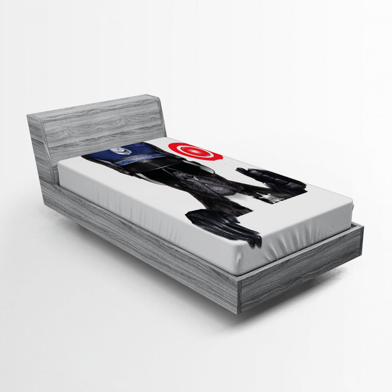 Drap-housse en microfibre Police, Drap-housse de taille simple