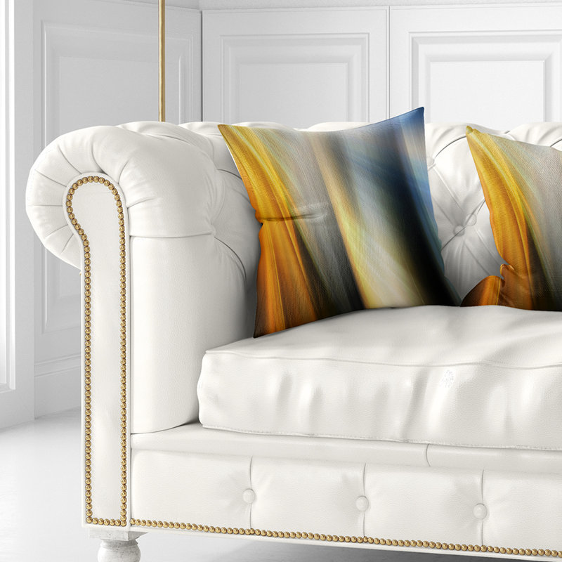 Rays of Speed Vertical - Coussin imprimé abstrait, 16 po x 1 po, Coussin décoratif