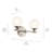 Thorman Polished Nickel 2-Light Vanity Light with Opal Glass Globe Shades-1130987859