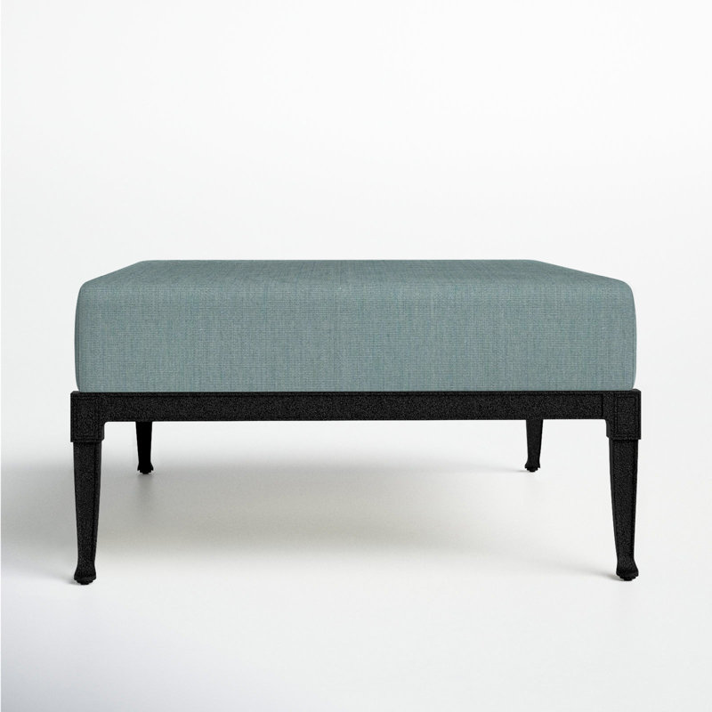 Repose-pieds d'extérieur Wiltshire, Toile spa Sunbrella®, Noir texturé