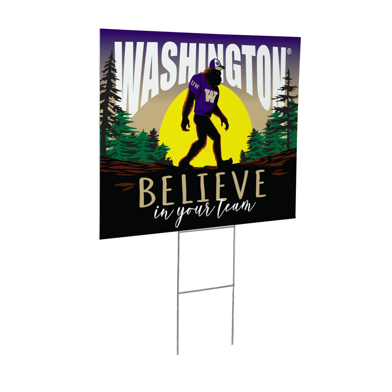 Panneau de cour de l'Université de Washington, Bigfoot