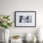Black And White Palm Leaves C Print
