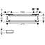 Universal Softsquare Wall Mounted Towel Bar-90611003