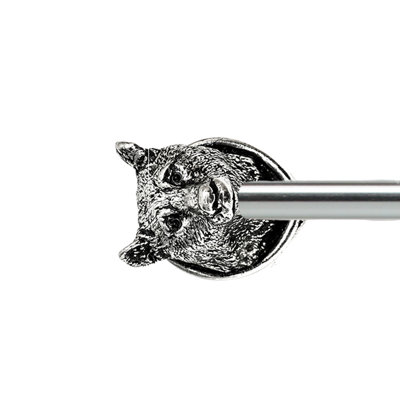 Bear with 1/2 smooth center long pull in Chalice