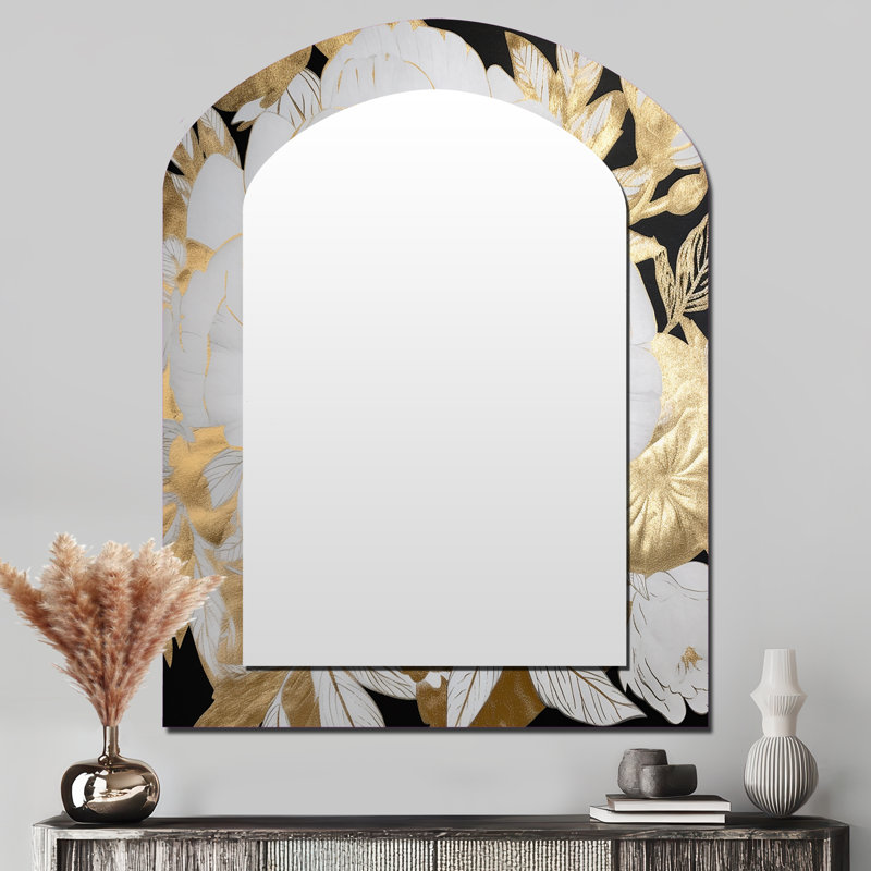 Miroir décoratif sur métal Exquis, 43 po x 33 po