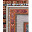 Tapis noué à la main de conception unique Tribal - gris, 8 pi 3 po x 9 pi 6 po