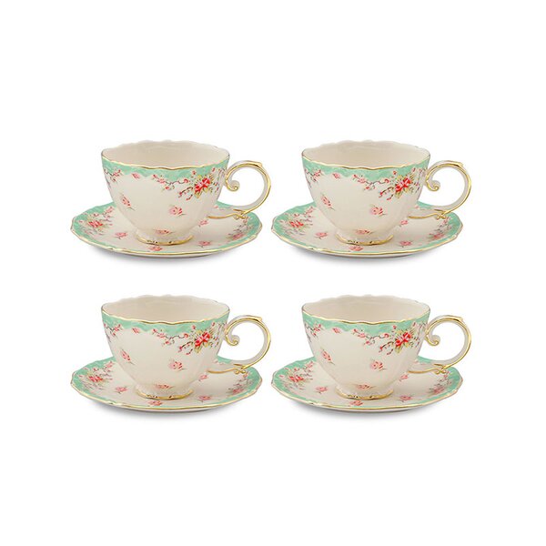 Retro Imperial European Coffee Cup Set Porcelain Tea Sets Luxury