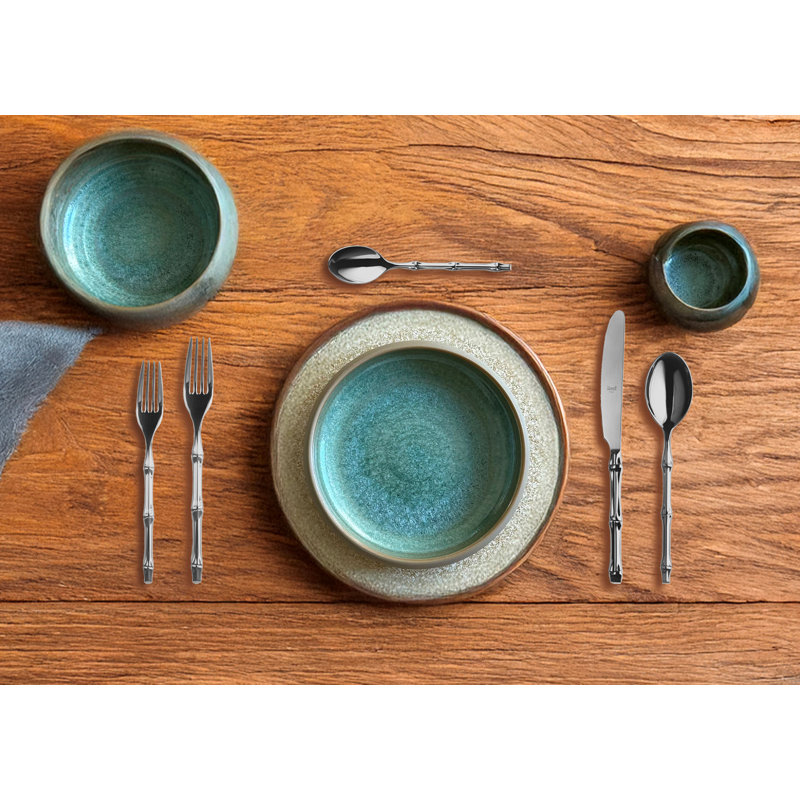 Bali Flatware Set - 20 Pieces, Silver