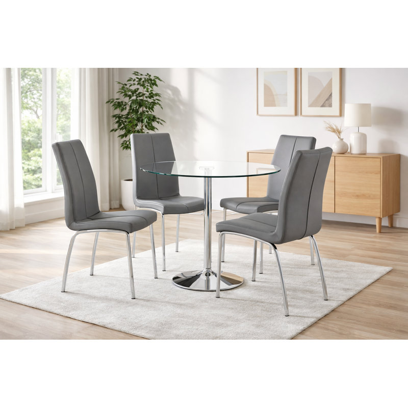 Lorca 4 - Person Dining Set, Grey