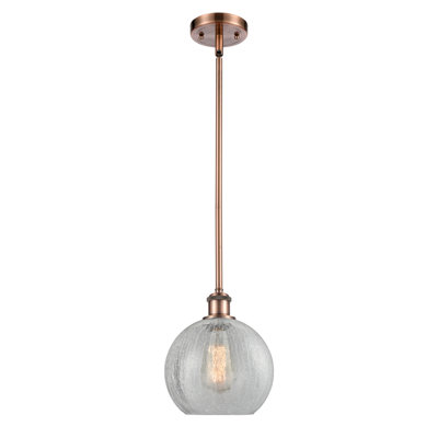 Luminaire suspendu en forme de globe à 1 lumière Anchondo