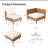 4 Pieces Sectional Seating Group With Cushions-359862108