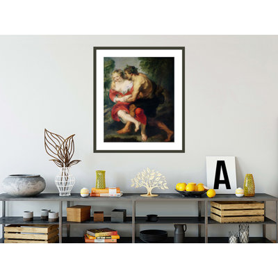 «Pastoral Scene» par Peter Paul Rubens, impression giclée sur cadre