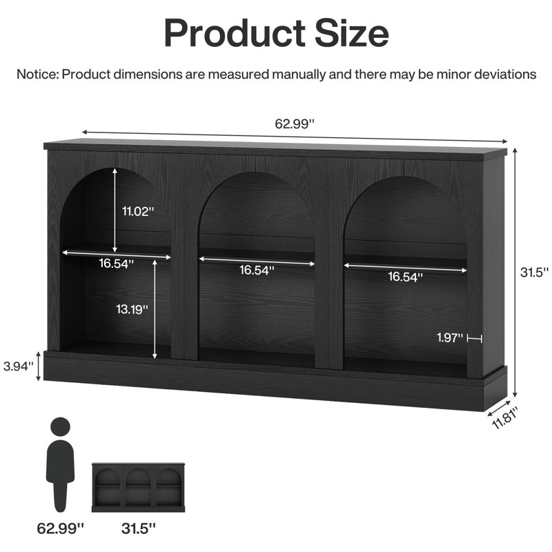 Entryway Table,Side Table,Modern Console Table, Black