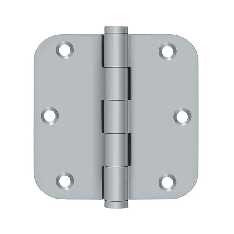 Butt Bearing Hinge, Brushed Chrome