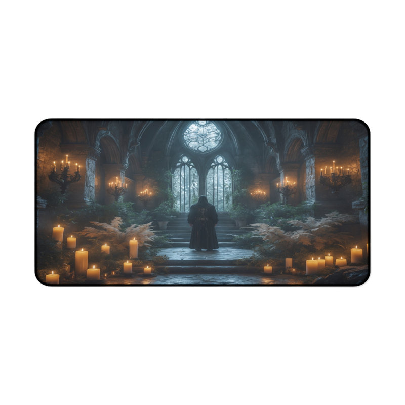 Polyester Desk Pad, 31.5x15.5
