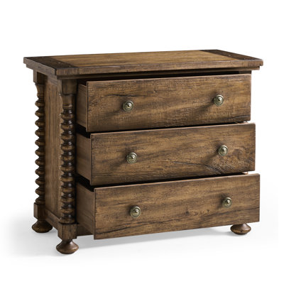 Tamarisk 3 - Drawer Solid Wood Nightstand