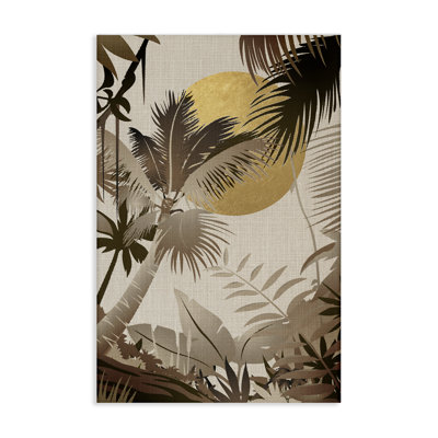 «Neutral Tropical Trees», art mural sur toile par Reinders