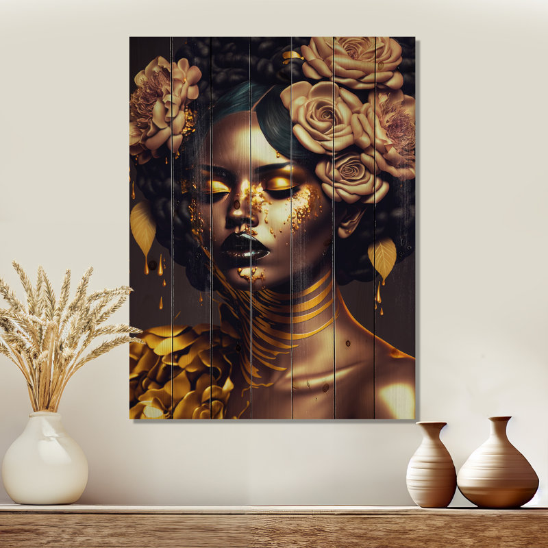 Socotrine - Fashion Wood Wall Decor Panels, H 32 po x l 24 po