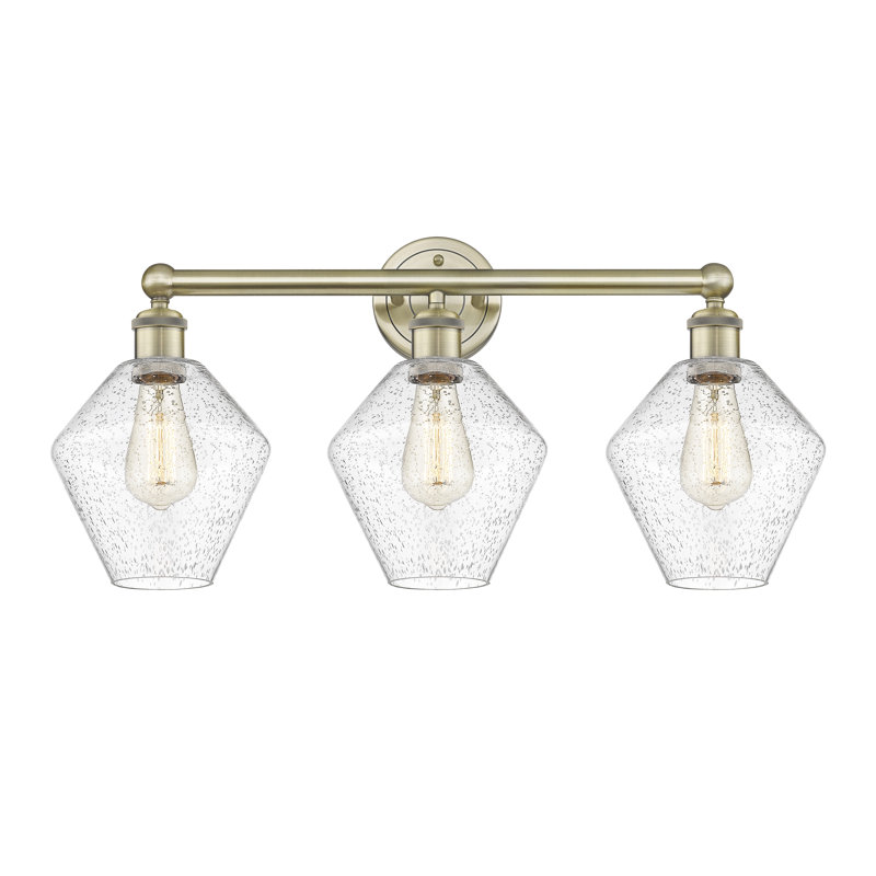 Amylea 3 - Light Dimmable Vanity Light, Antique Brass
