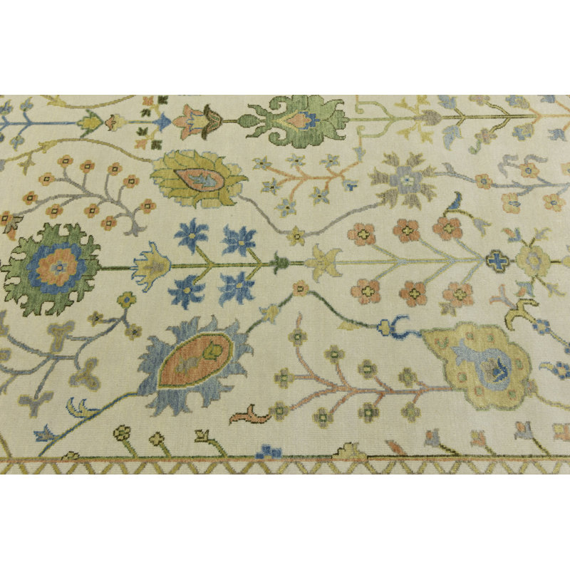 Tapis Oushak Chobi Mute, Rectangle 8 pi 11 po x 11 pi 11 po 