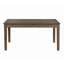 Mobilier de salle à manger 6 pièces Country Casual - Brun brossé, table avec tiroirs + banc + chaises-653584209-653584223-653584220