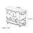 Silver Foil Hand-Painted Accent and Buffet Cabinet