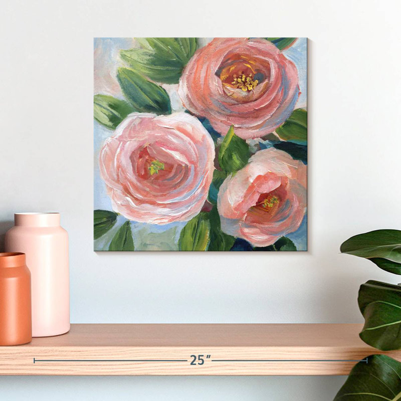 Bouquet Harnek pêche douce, H 16 po x l 16 po