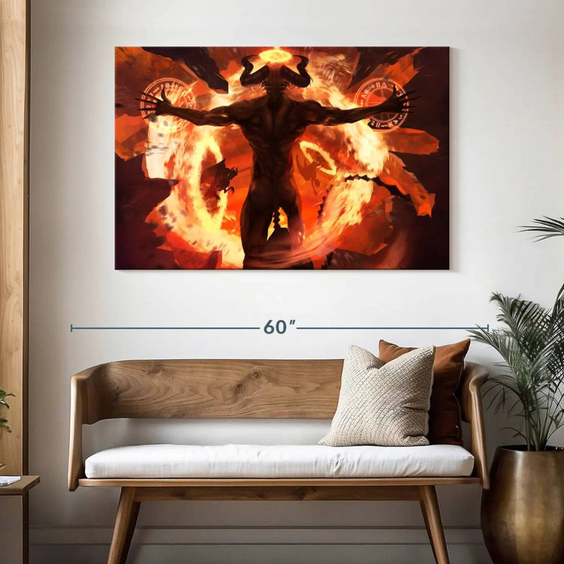 Kelan Demon, 32" H x 48" W