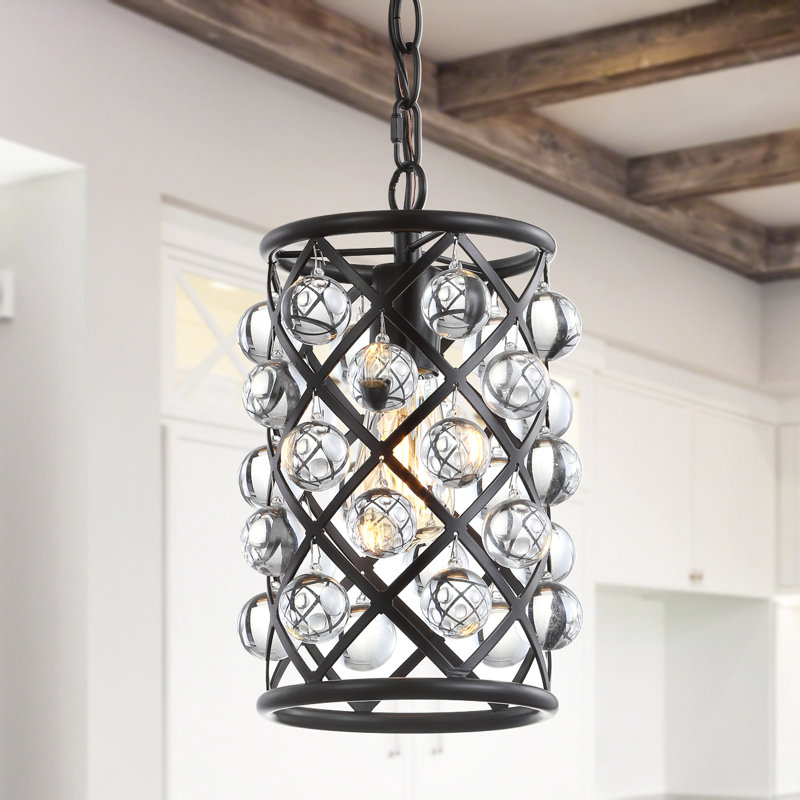 Luminaire suspendu cylindrique à DEL Chesler, H 12,75 po x l 8 po x P 8 po