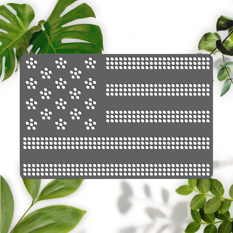 Magnetic Rhinestone Template 1"