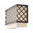 Mance Steel Flush Mounted Sconce-1942629177