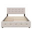 Grand lit plateforme tapissier avec deux tiroirs et un lit gigogne gigogne gigogne-106766155