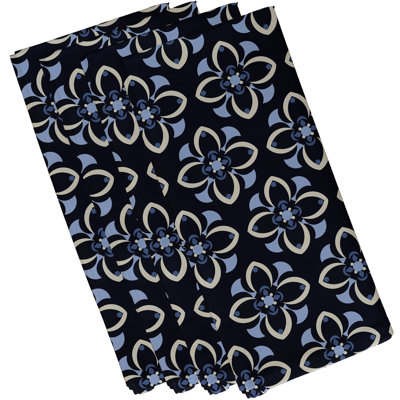 Chanele Geometric Floral Pattern Napkins