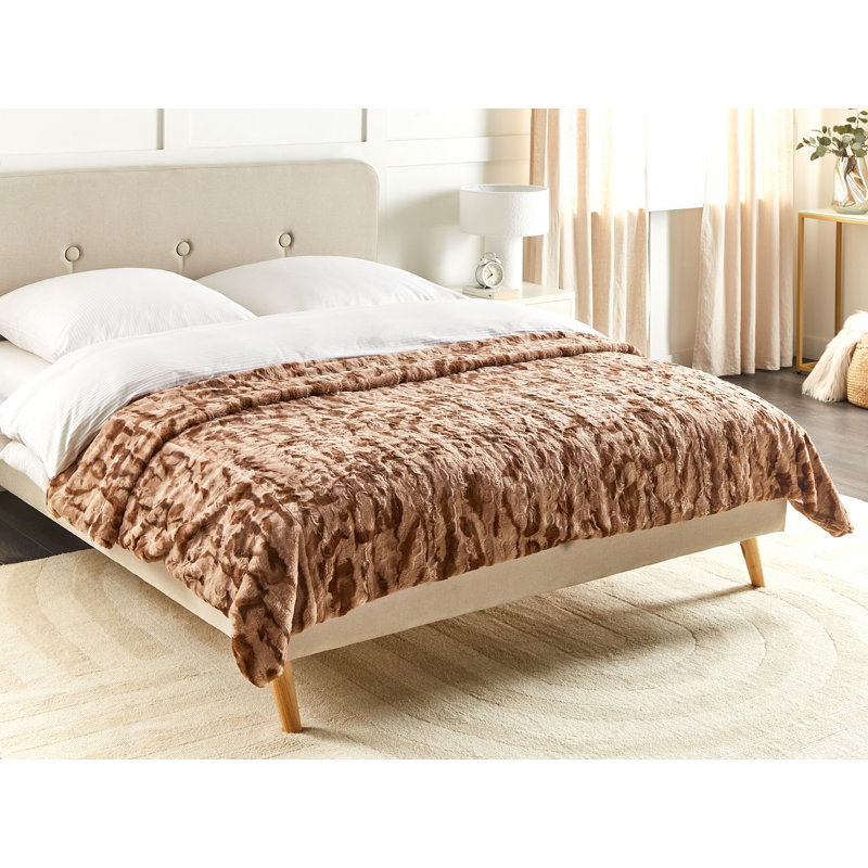 BAKIRA Polyester Animal Print Bedspread