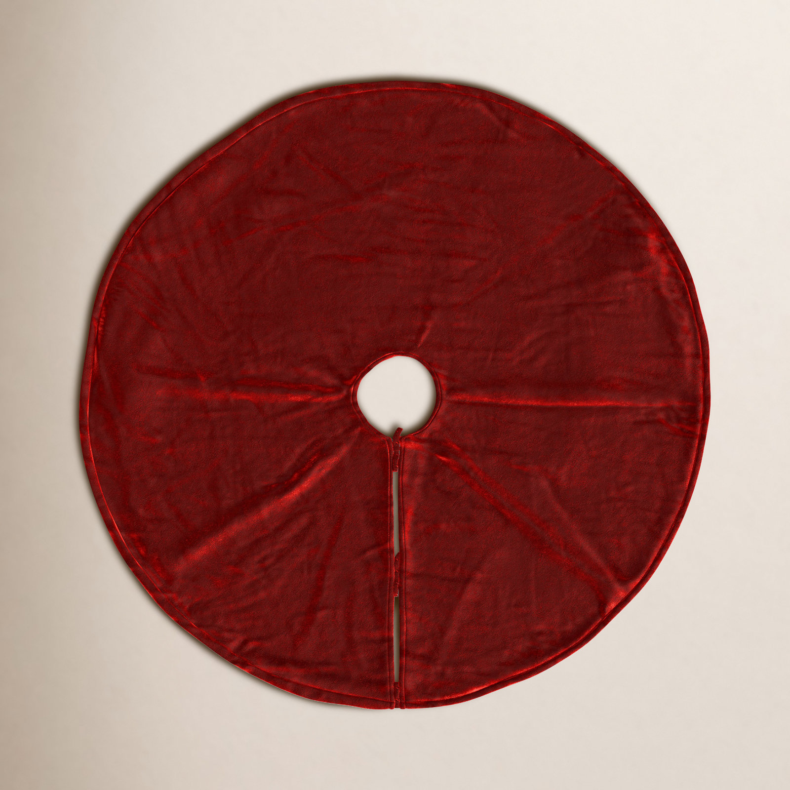 Steib Velvet Tree Skirt, Red