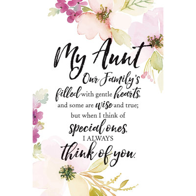 " My Aunt "