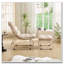 Chaise longue d'extérieur avec repose-pieds pour patio-1376503831