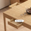 Burlywood Square Solid Wood Poker Table-117093572