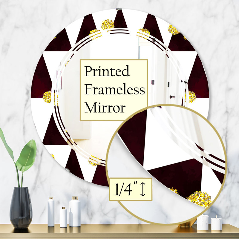 Miroir mural Triple C, 31,5 po x 31,5 po