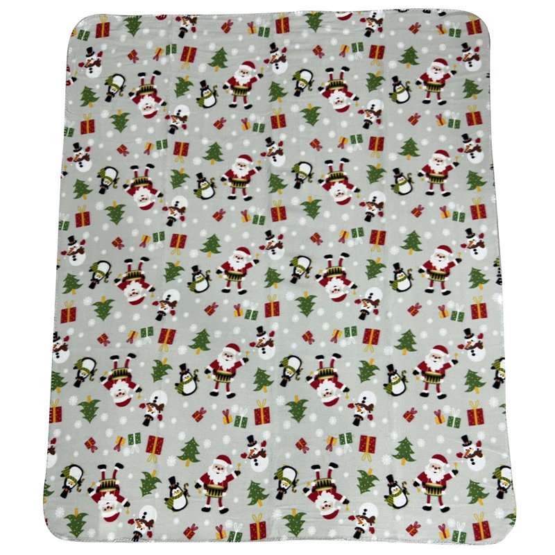 Alaija Cute Supersoft Christmas Theme Character Blanket Throw