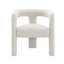 Chaise d'appoint beige Boucle, ensemble de 2
