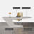 White lacquered creative desk