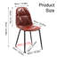 Chaises de salle à manger, chaises rembourrées, chaises de cuisine avec pieds en métal pour la cuisine et la salle à manger-1509317517-1509317506