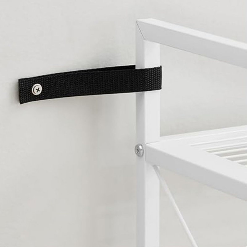 Étagère de rangement Nordic Hygge, Noir, noir, noir, noir, H 33,7 po x l 23,58 po x P 12,6 po