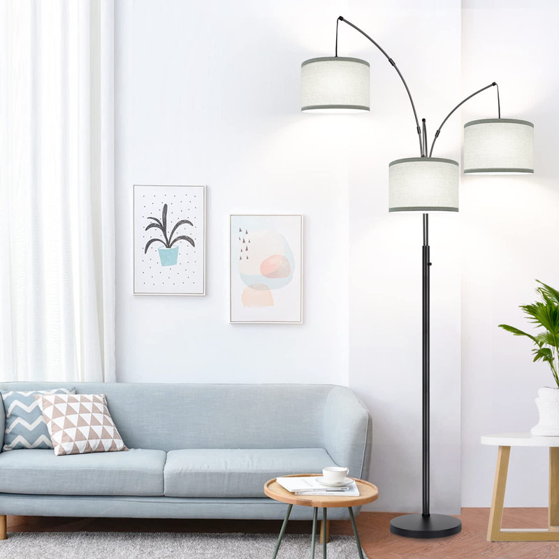 Ammara 79.88'' Tree Floor Lamp, Gray