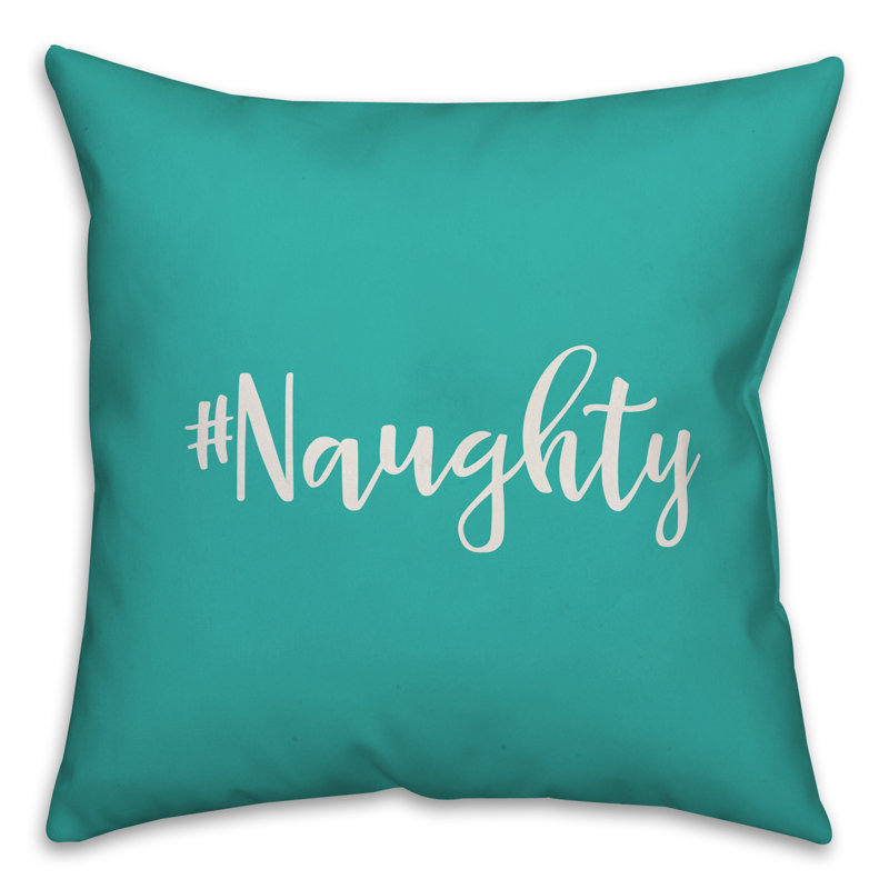  Coussin Naughty, Bleu sarcelle, Coussin décoratif
